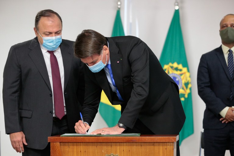 Bolsonaro says Brazil will have millions of vaccines in March