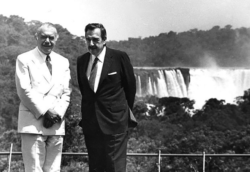 Presidents José Sarney and Raúl Alfonsín, precursors of Brazil-Argentina integration (photo: Victor Bugge)