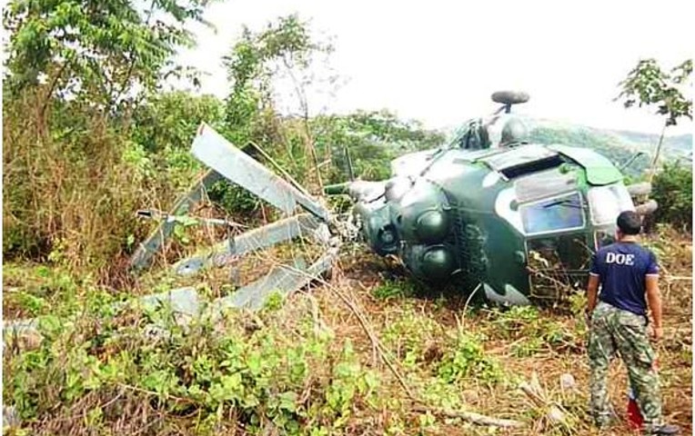 Helicopter crash in Peru leaves at least five soldiers dead