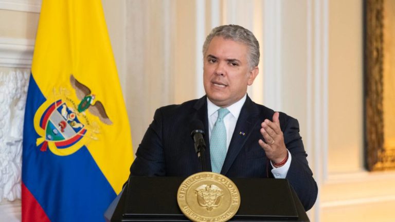 Colombia’s Duque calls for dialogue without “ideological differences” in the face of protests