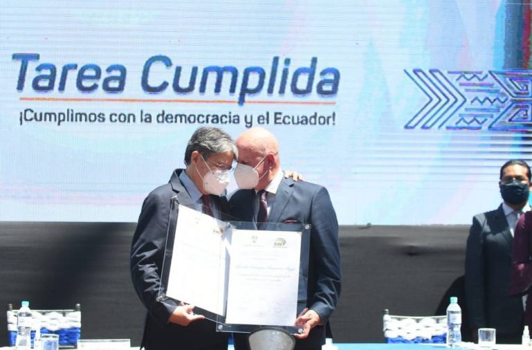 Guillermo Lasso receives credentials as Constitutional President of Ecuador