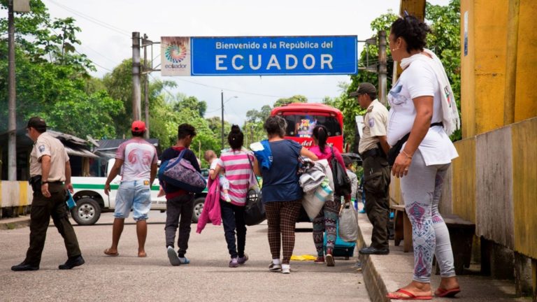 Ninety-six percent of Venezuelan migrants see Ecuador as a destination
