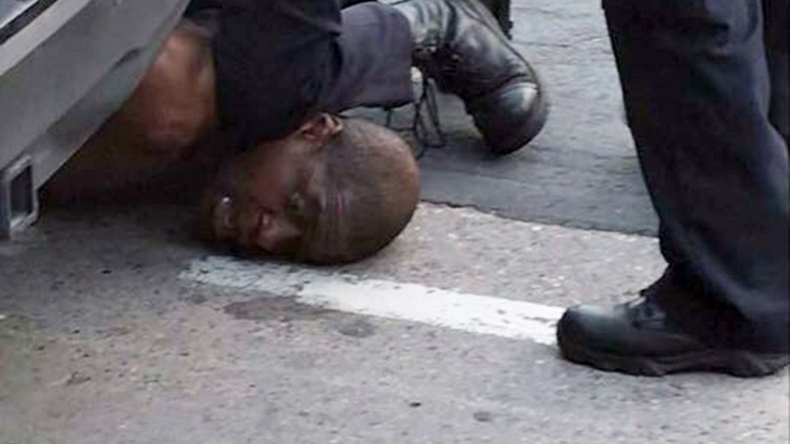 George Floyd’s body, dying under the knee of Derek Chauvin