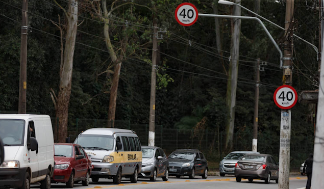 São Paulo lowers speed limits from 50 to 40 km/h on some city streets; see list