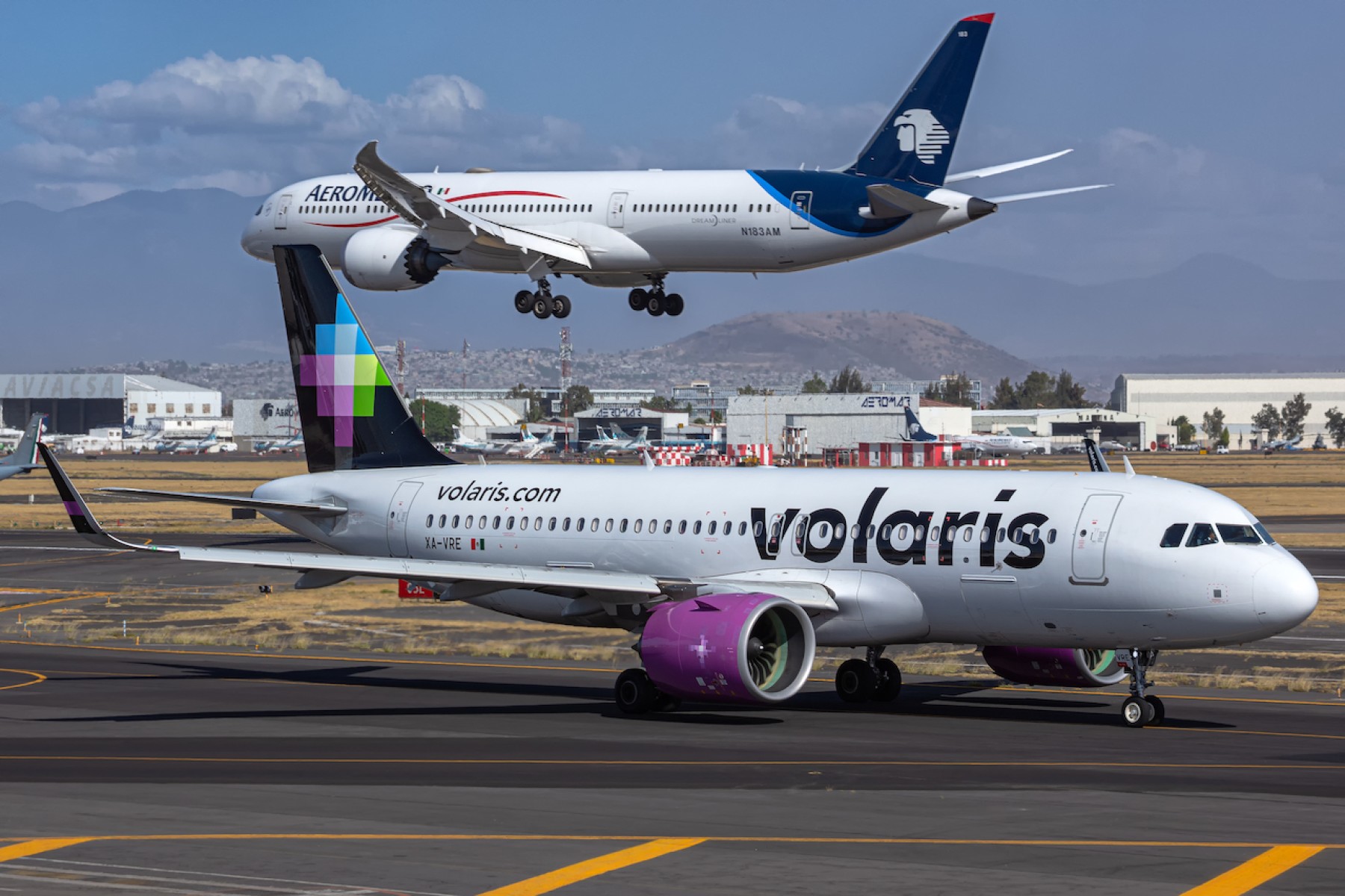 Half of Mexico's air fleet now operated by low-cost airlines