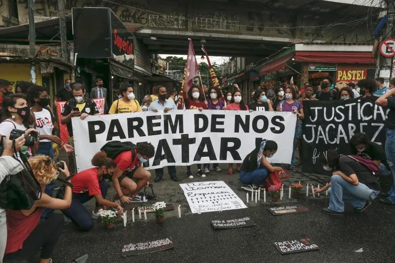 Appalled protesters demand justice for 25 lives lost in dubious police operation in Rio de Janeiro