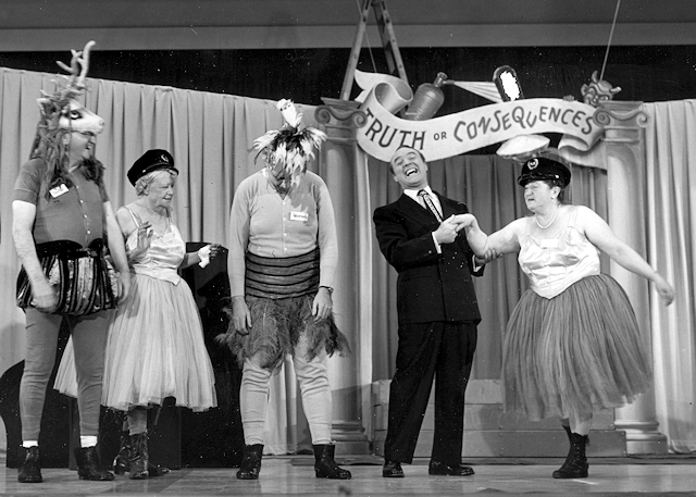 Starting in the 1940s, ‘Truth or Consequences was a popular American radio program that asked contestants questions