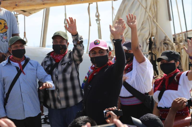 Zapatista delegation from Mexico sets out on sea voyage to Europe