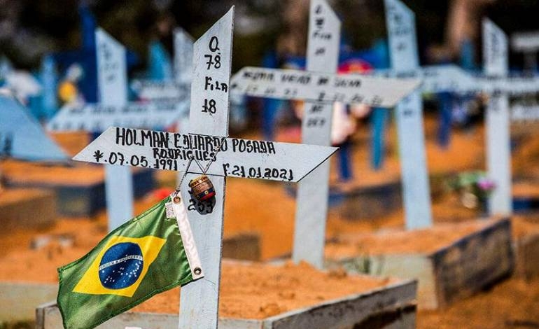 Brazil nears 420,000 Covid fatalaties despite drop in deaths (May 7)