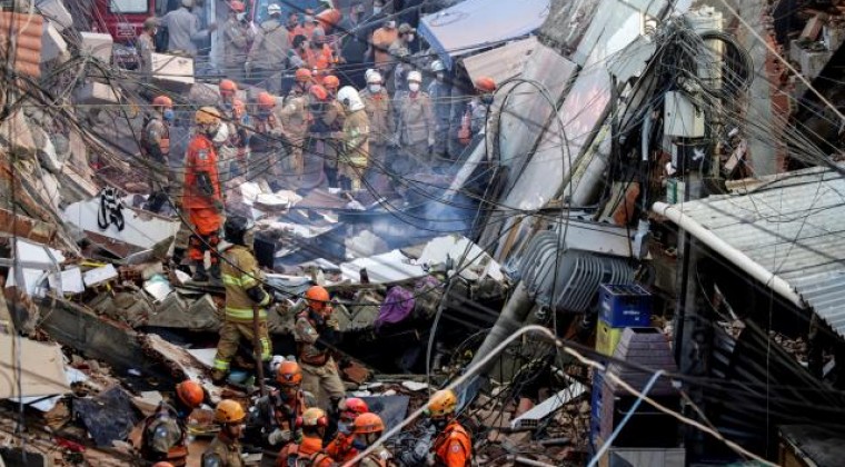 Rio de Janeiro building collapse causes two deaths and four injuries 