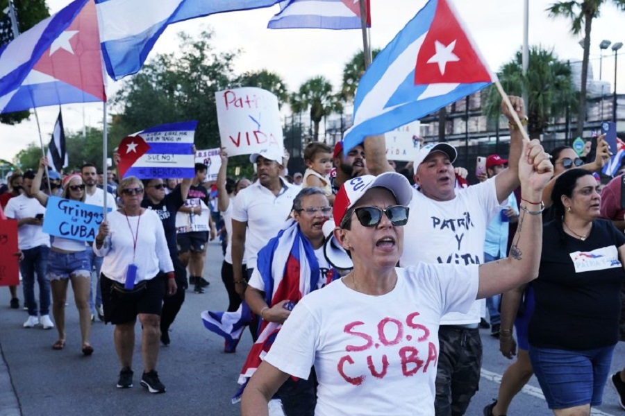 Cubans in U.S. welcome Biden’s sanctions but call for more, starting with internet