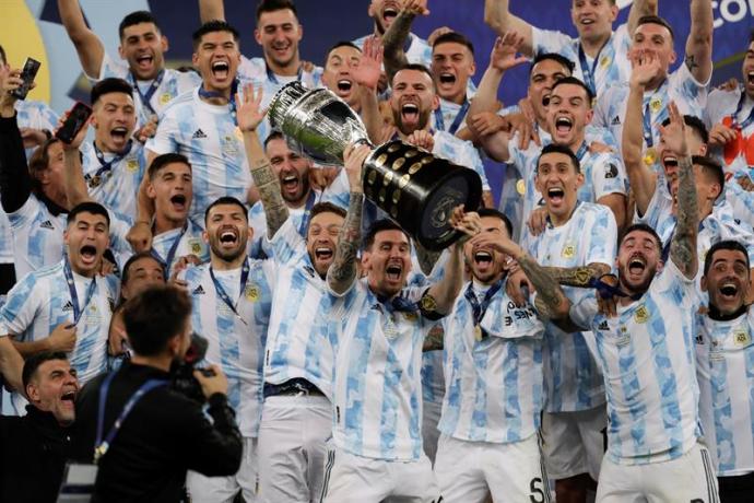 Argentina team beside itself with joy
