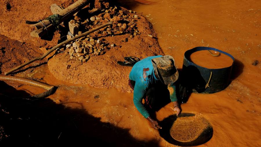 Gold mining illegal