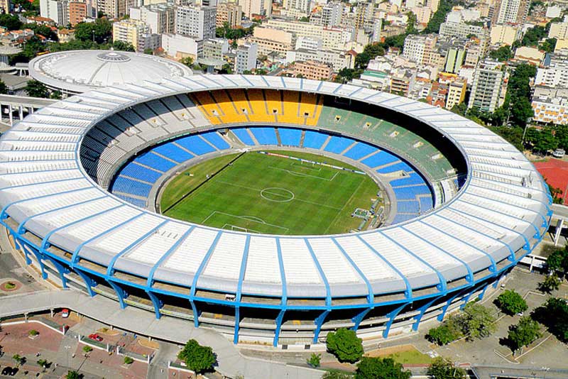 Maracanã stadium, Rio de Janeiro, Brazil. (Photo internet reproduction)
