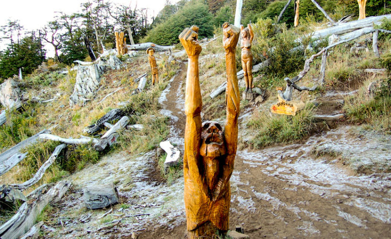 The “Carved Forest”, a museum that emerged from the ashes of a mountain in Argentina