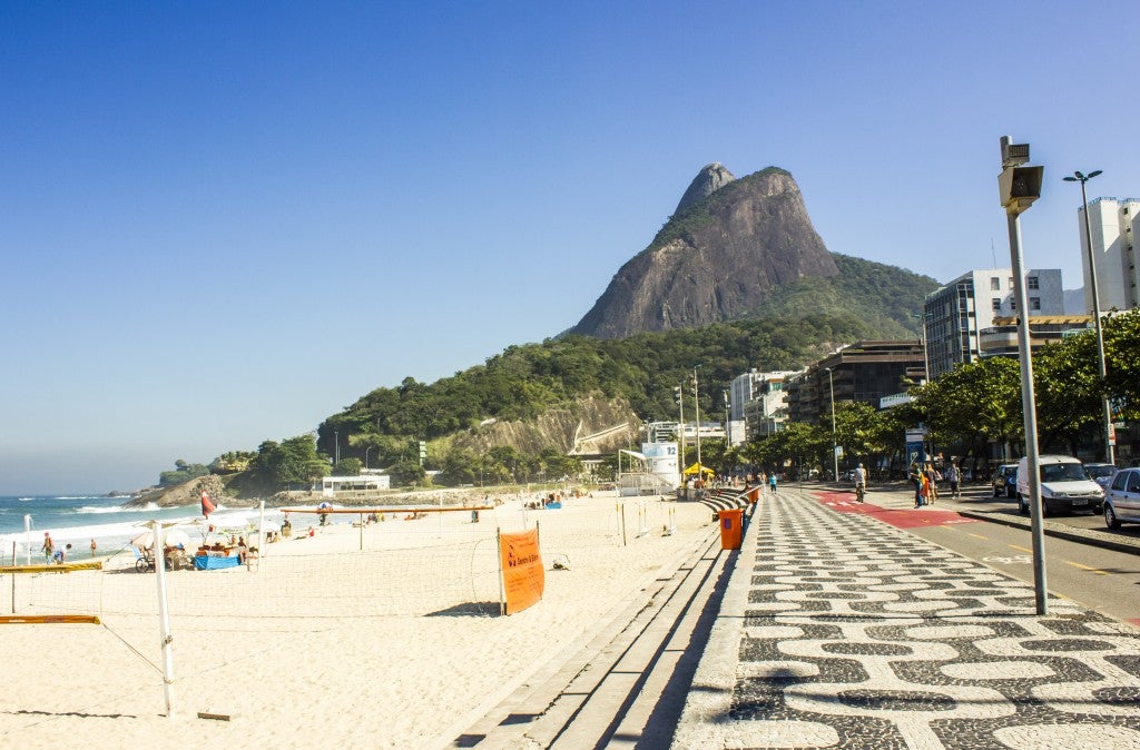 Leblon Beach, Rio de Janeiro. (Photo internet reproduction)