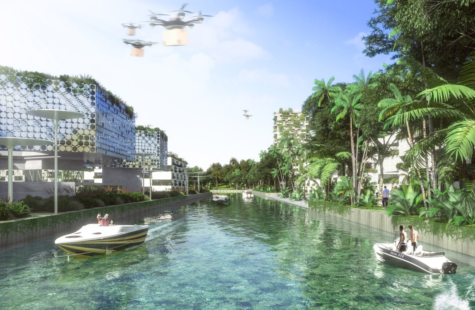 Smart Forest City is also a sort of Venice. (Photo internet reproduction)