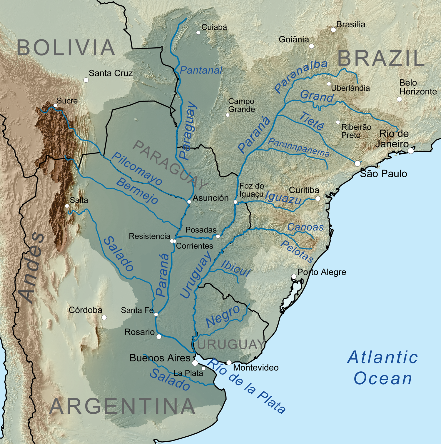 Parana river basin