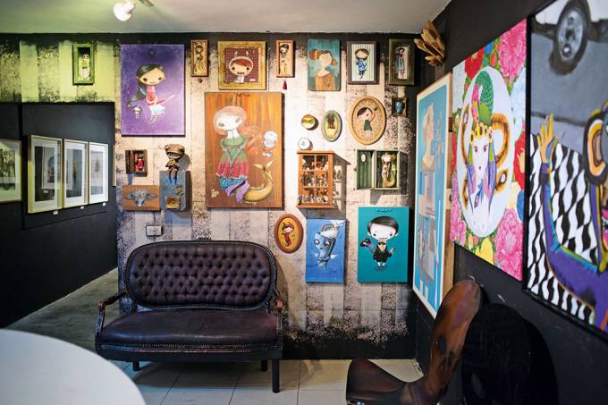 Bars and restaurants in Vila Madalena, São Paulo's best-known nightlife neighborhood