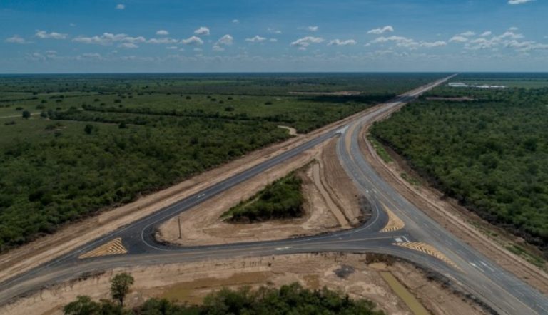 Paraguay president inaugurates new section of Bioceanic Road linking his country to Brazil and Chile