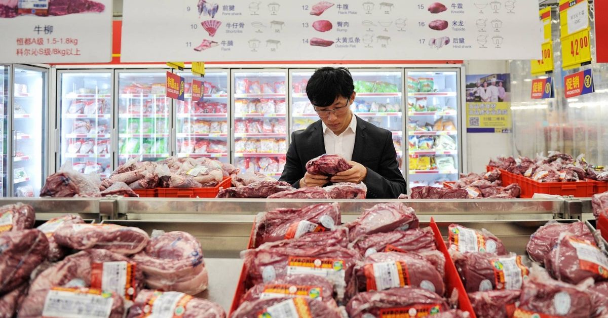 Beef export china