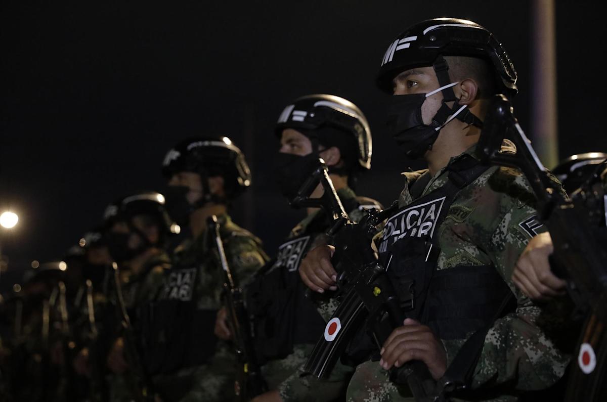 Colombia military police