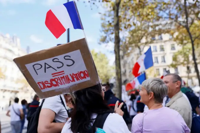 Eighty thousand demonstrate in France against Covid passport and forced vaccination