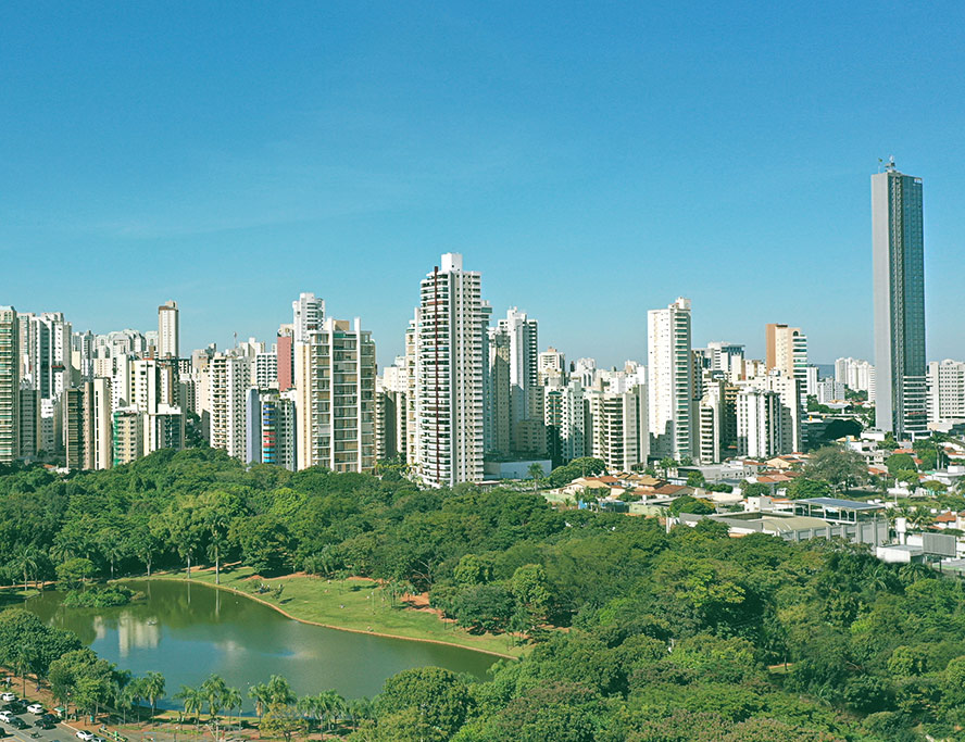Goiânia, capital of Goiás state. (Photo internet reproduction)