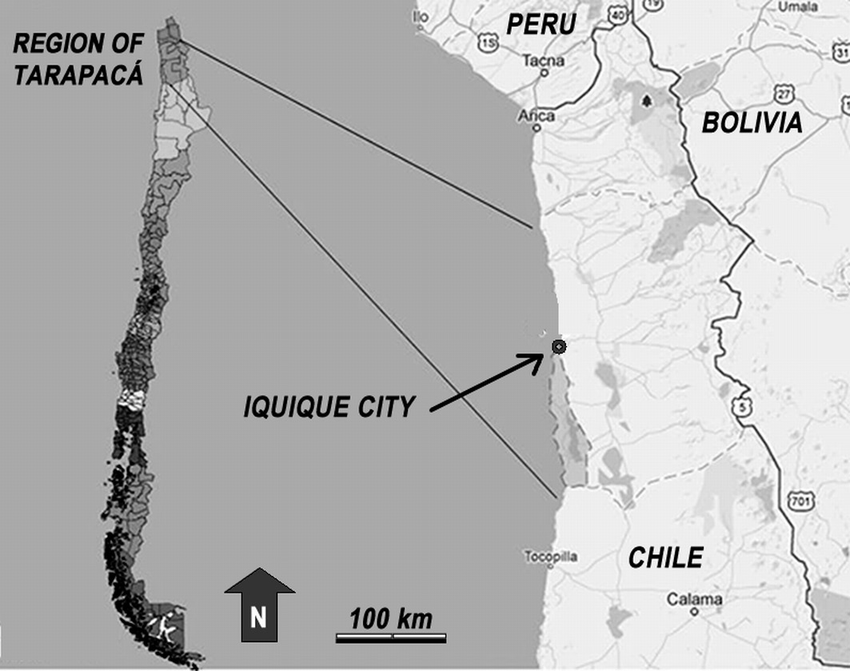 Location-of-Iquique-City-in-Chile-Region-of-Tarapaca-Modified-from-Google-maps-2014