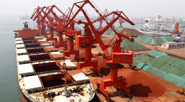 Iron ore prices in free fall – all eyes on China