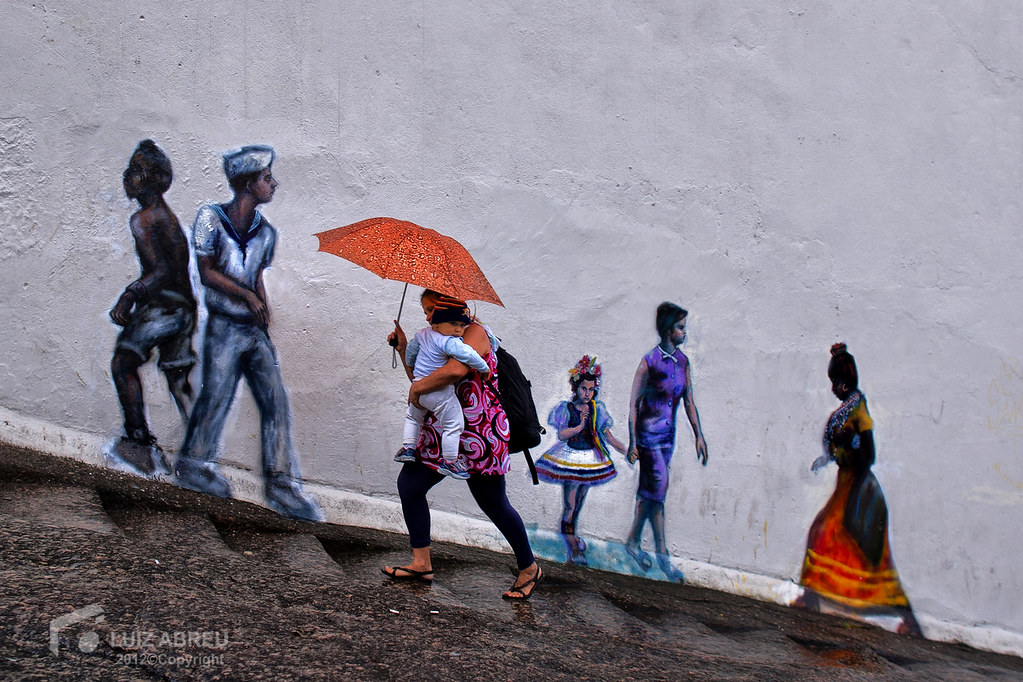 Street art in Saude neighborhood, Rio de Janeiro. (Photo internet reproduction)