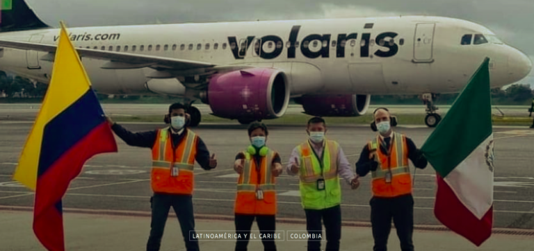 Mexican low cost carrier Volaris inaugurates regular flghts to and from Colombia