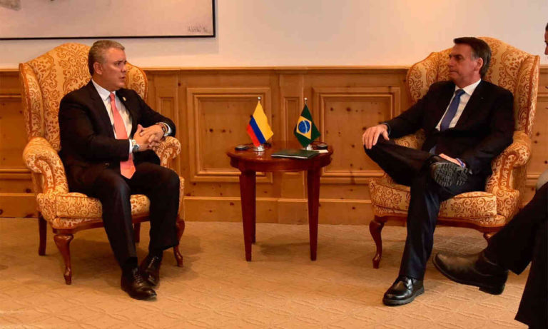 Bolsonaro receives Colombia’s Duque in Brazil’s capital with state honors
