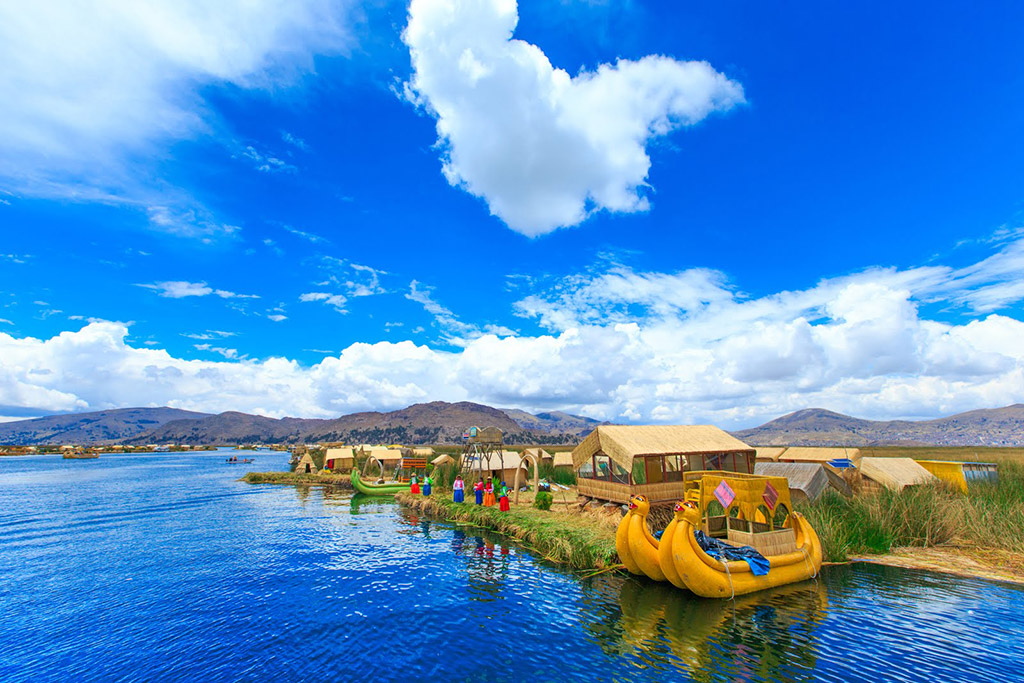 Titicaca lake peru