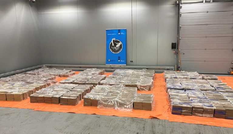 Dutch authorities seize over 4,000 kilos of cocaine in containers shipped from Paraguay