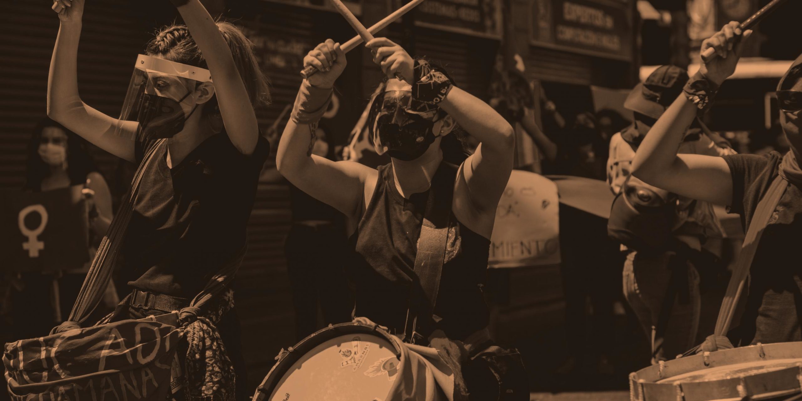Feminist demonstration in Mexico_orange