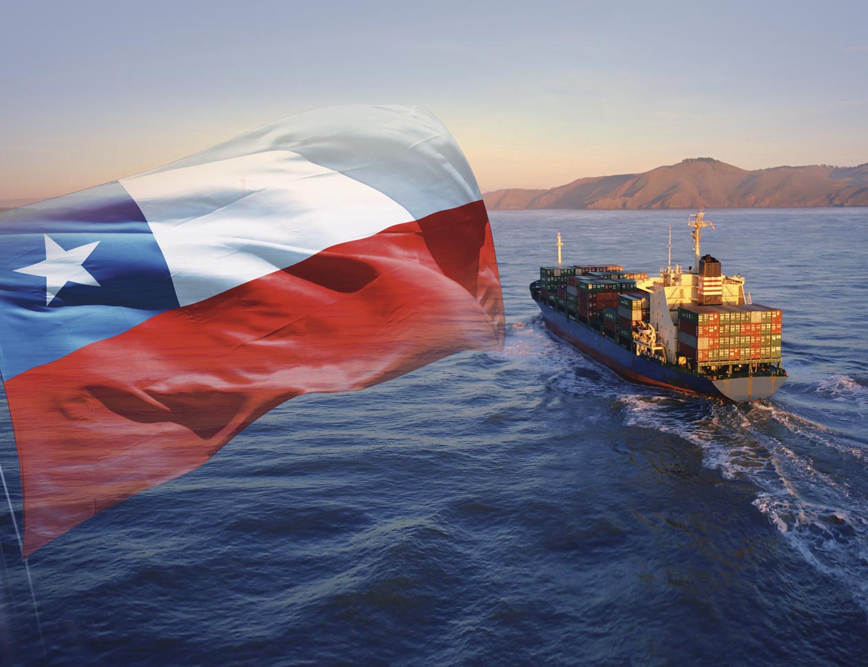 Chilean exports rose 9% in the first two months of the year, boosted by the services sector. (Photo internet reproduction)