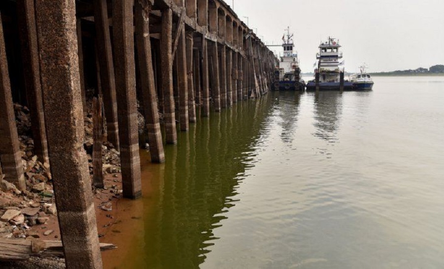 Paraguay River rises 15 cm in 24 hours after rainfall