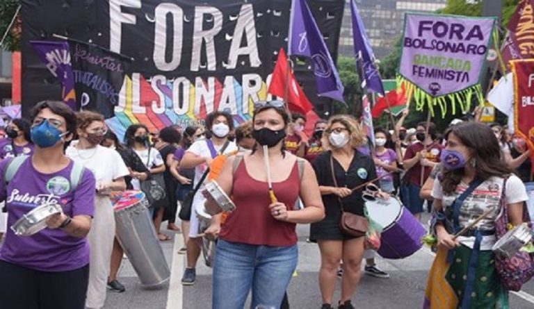 Brazilian women lead protests against Jair Bolsonaro