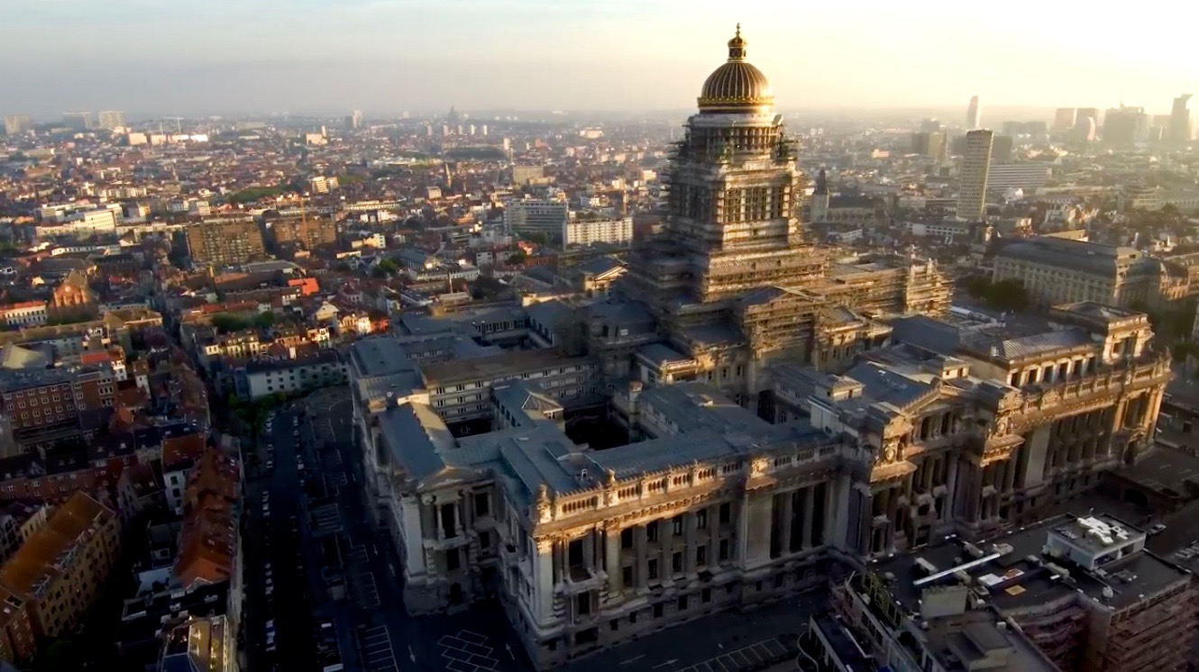 Palace of Justice, Brussels. (Photo internet reproduction)