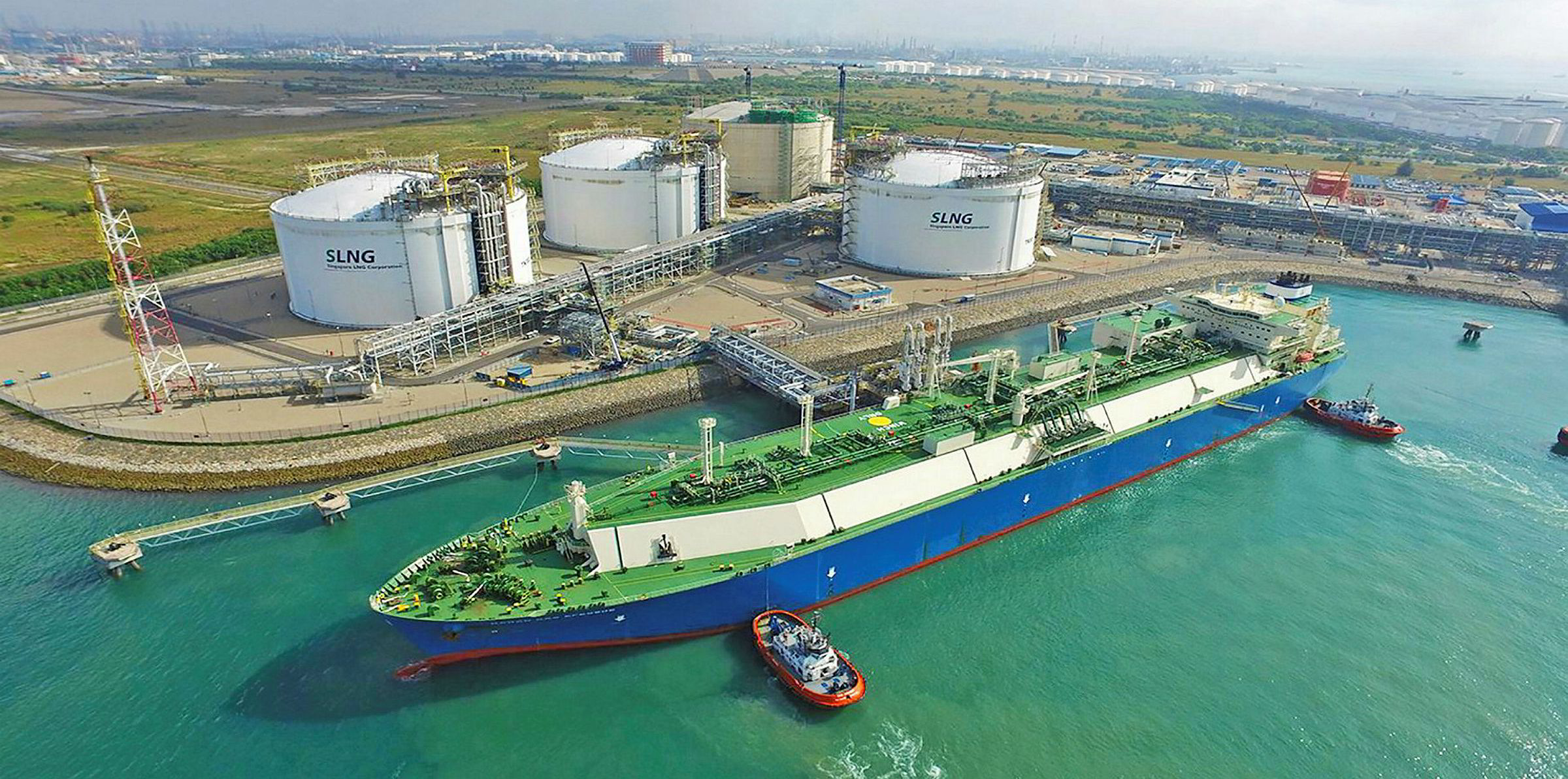 LNG import terminal. (Photo internet reproduction)