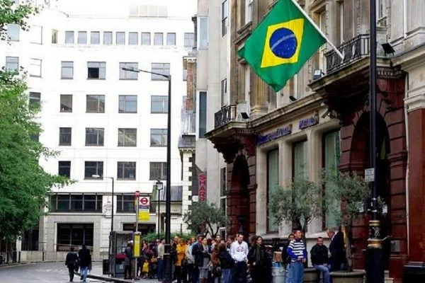 Brazilian consulate general in London. (Photo internet reproduction).