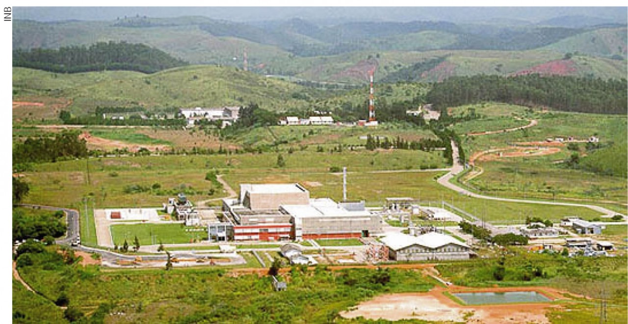 Brazilian Navy's Technology Center in São Paulo and Indústrias Nucleares do Brasil (INB). (Photo internet reproduction)