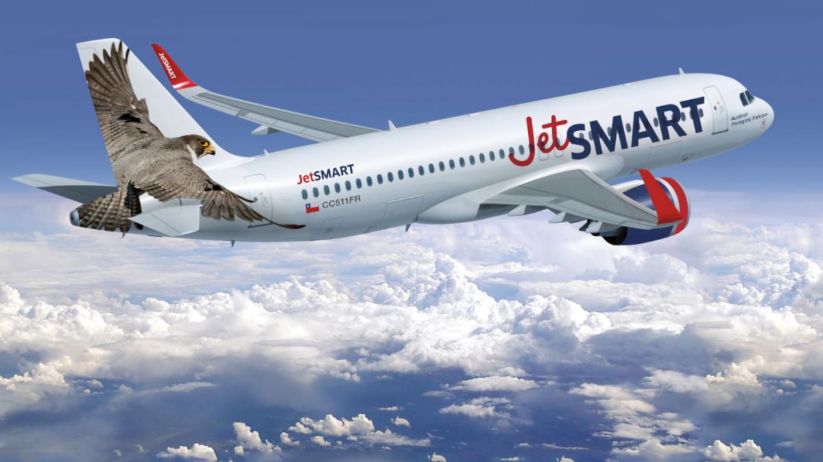 Low-cost carrier JetSMART now flies between Chile and Uruguay. (Photo internet reproduction)