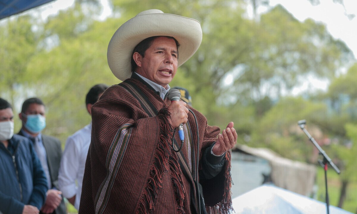 Peruvian President Pedro Castillo.