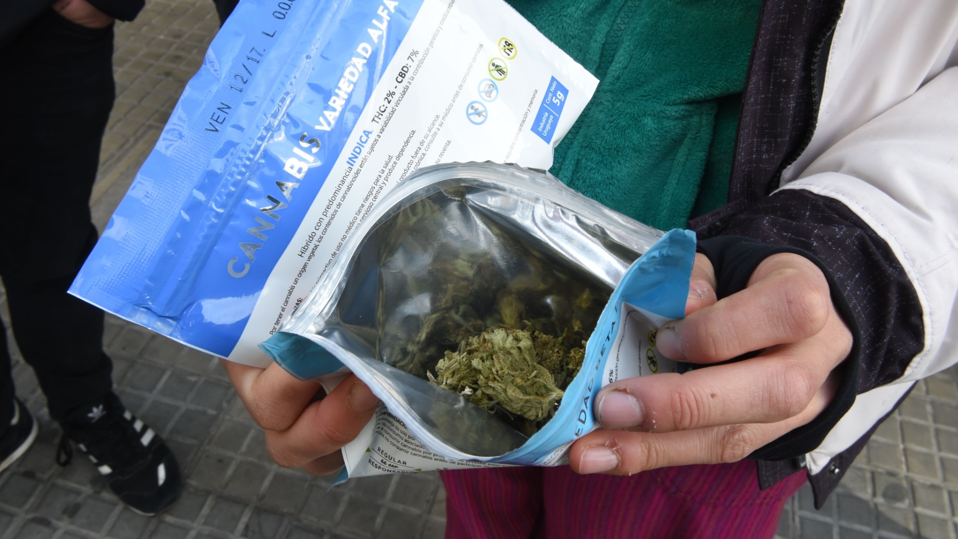 A marijuana consumer in Uruguay can withdraw up to 40 grams per month, equivalent to several "joints" per month.