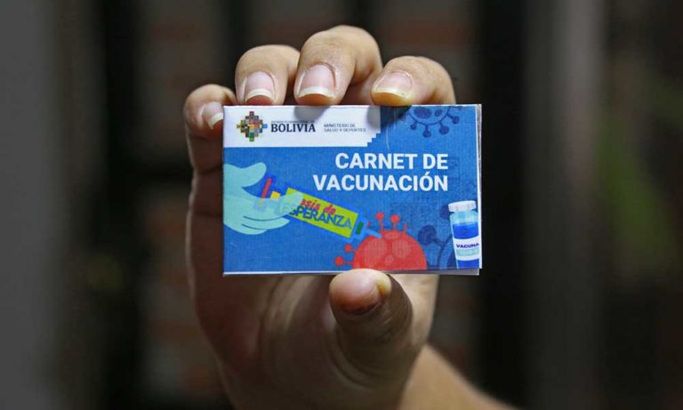 Bolivia temporarily suspends vaccination card requirement after protests