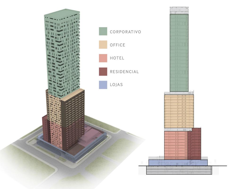 With 172 meters, the Platina 2020 will soon be the tallest building in the city of São Paulo.
