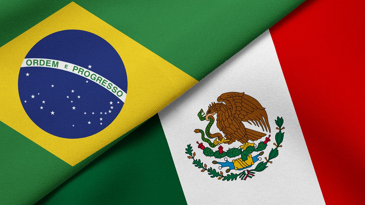 Brazil is the largest and Mexico the second-largest economy in Latin America.