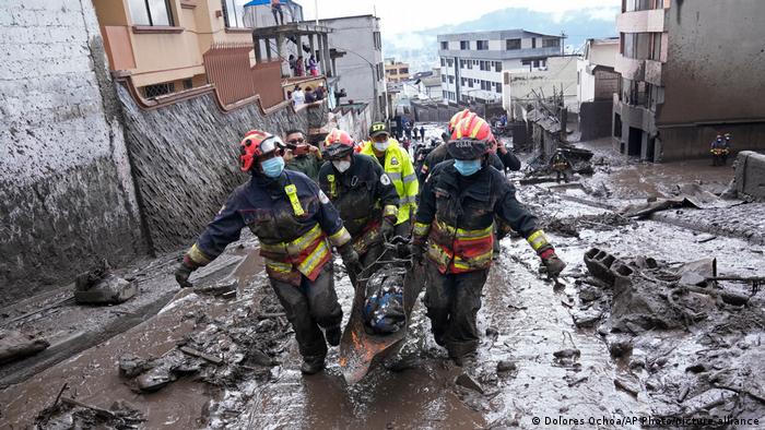  Death toll after flooding in Quito rises to 18. (Photo internet reproduction)